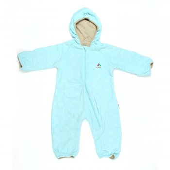 Комбинезон флисовый с капюшоном Randy (голубой) 1419 Huppa 3301AW11-036 